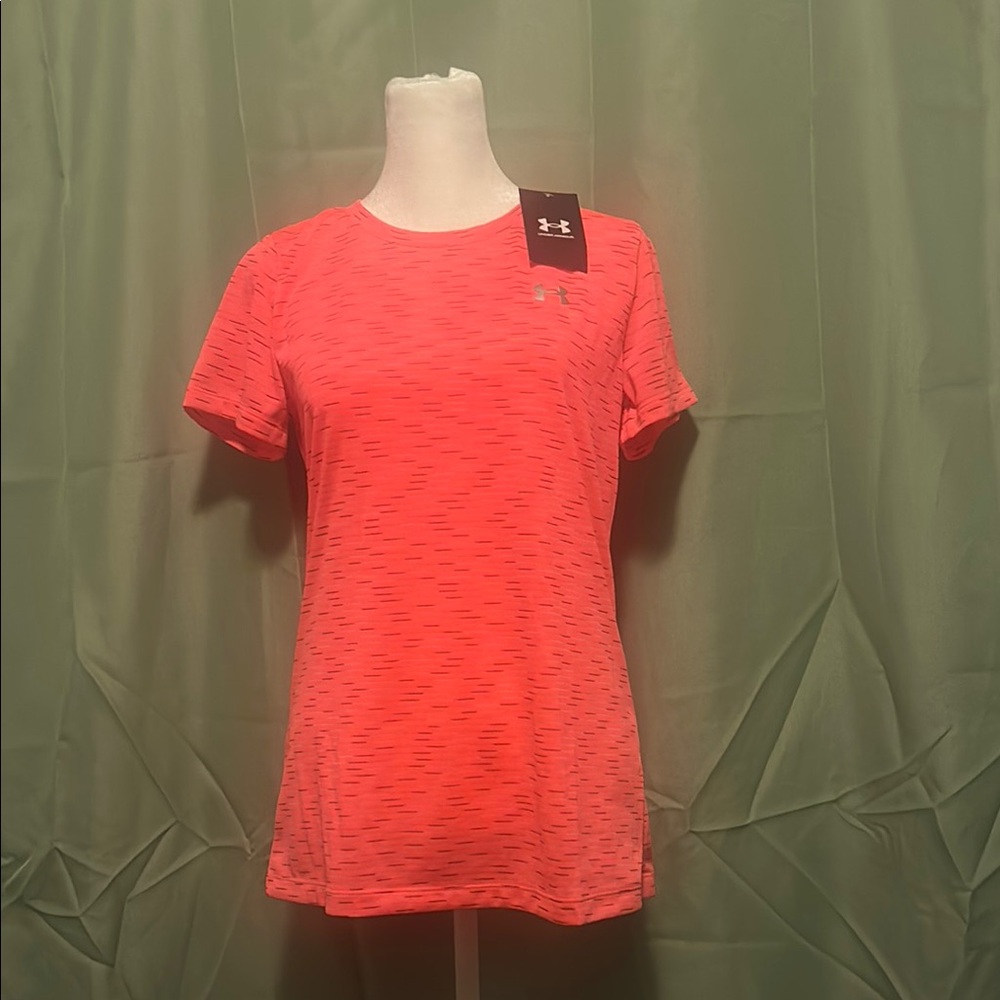 Under Armour Pink Fitted Short Sleeve T-Shirt